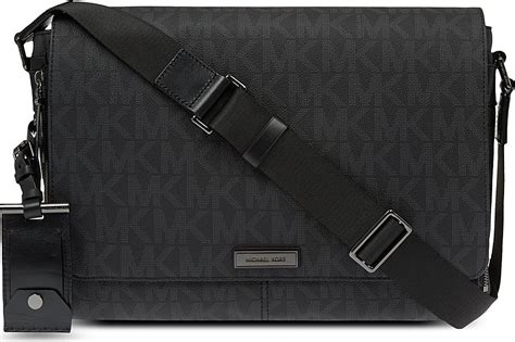 michael kors kent messenger bag men|michael kors large messenger crossbody.